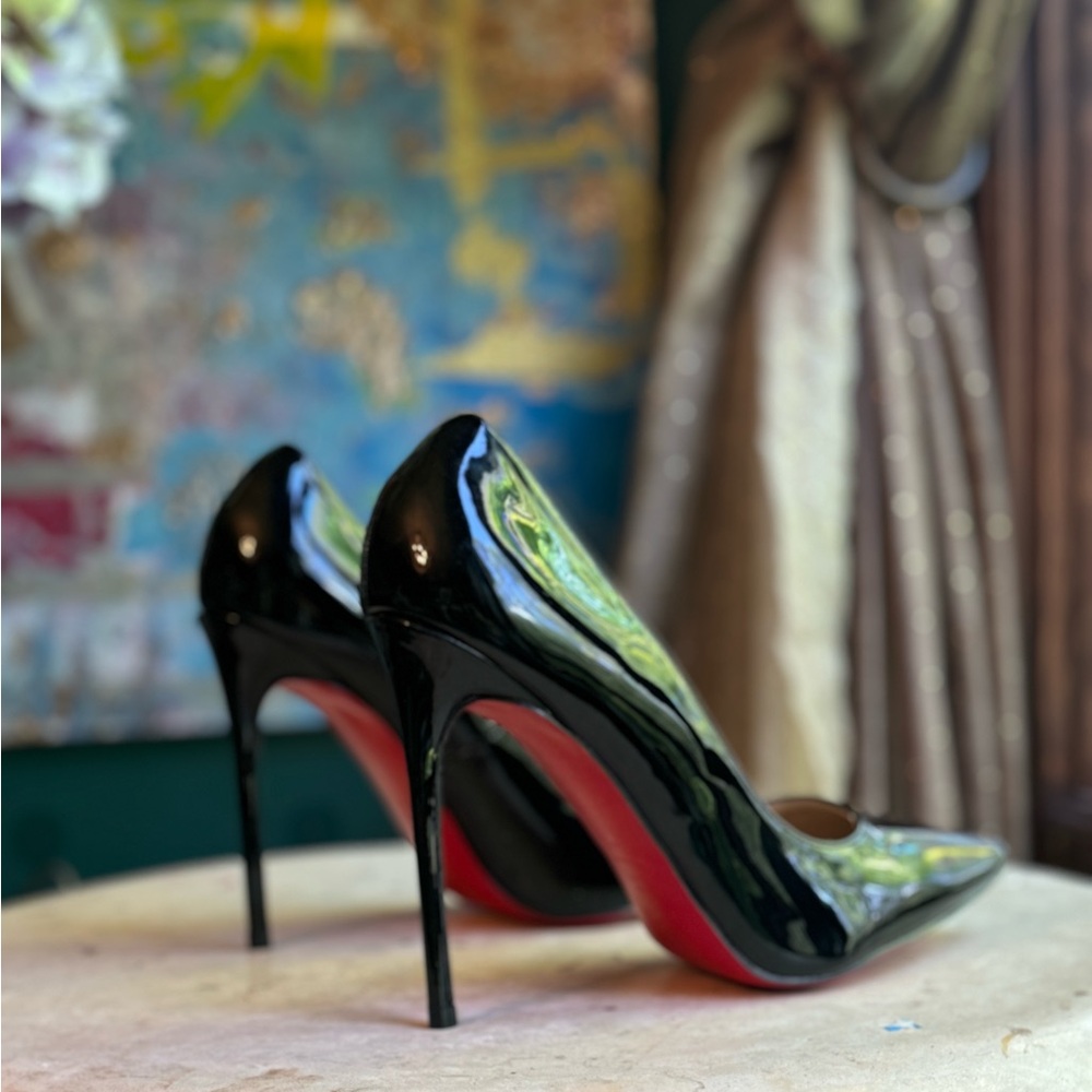 Christian Louboutin high heels, red bottoms size 40 - Picture 2 of 9